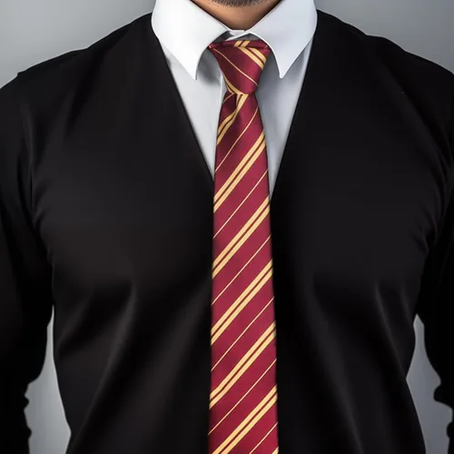 Vista 3 de Corbata de cosplay para niños, corbata de juguete de satén para Halloween