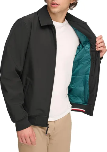 Vista 5 de Tommy Hilfiger - Chaqueta bomber ligera resistente al agua para hombre