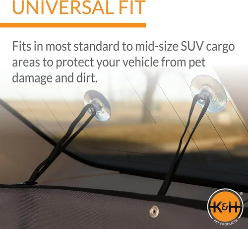 Vista 3 de K&H Manufacturing Economy Cargo Cover, Universal, Gris