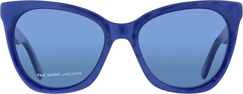 Vista 2 de Gafas de sol Marc Jacobs MARC 500 S S92 KU para mujer color azul lente tamaño 2126in
