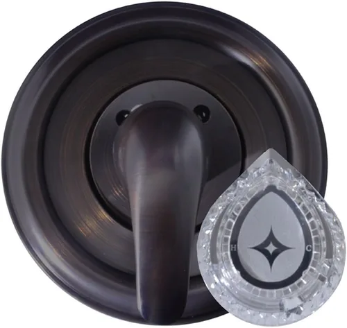 Vista 12 de Danco 10001 Kit de molduras, para uso con grifos de bañera y ducha Moen, plástico, cromado, válvula de un solo mango