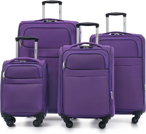 Vista 36 de Merax Equipaje Sets 2 piezas Hardshell 20&28 IN Maleta Set con bolsa de lona