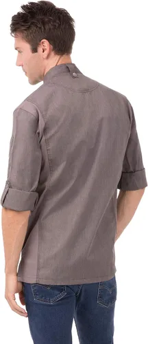 Vista 2 de Chef Works Abrigo de chef Hartford Cool Vent para hombre