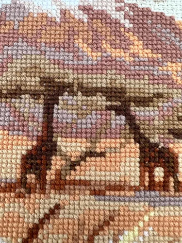 Vista 6 de RIOLIS - Zebras in the Savannah 1143, Kits de punto de cruz 15,75" x 11,81", Kits de punto de cruz para principiantes y avanzados, Kit de punto