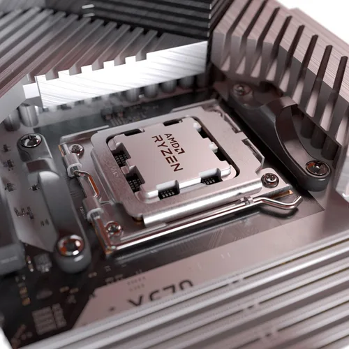 Vista 7 de Procesador para computadora de escritorio AMD Ryzen 7 8700G de 8 núcleos, 16 hilos