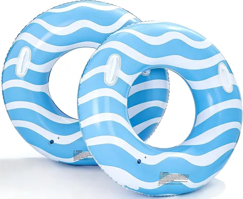 Vista 13 de 1 juego de flotadores para tumbonas de piscina para adultos, extra grande, flotadores inflables para piscina, flotadores de agua para piscina, lago