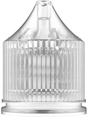 Vista 5 de Chubby Gorilla - Botella transparente de unicornio de 2.0 fl oz, tapa Natl V3 (paquete de 5), CGUB1-60MLV3-NATL