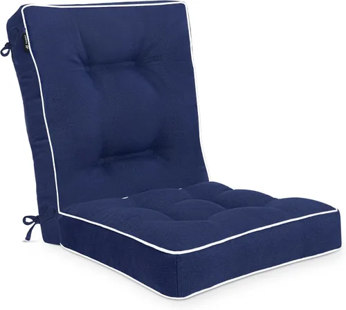 Vista 7 de Favoyard Cojines de patio de 19 x 19 pulgadas, para interiores y exteriores, resistentes al agua, para muebles de patio, color sólido por 3 años