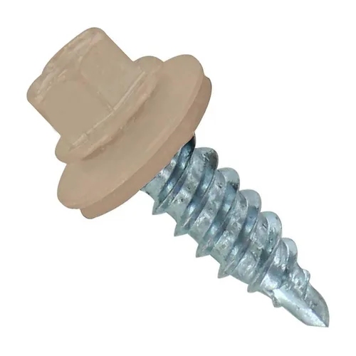 Vista 31 de Fasteners Plus ST Fastening Kwikseal Woodbinder Tornillos de Metal a Madera #10 X 1 Burgundy con Arandela de Goma EPDM, 250 Unidades - Diseñados