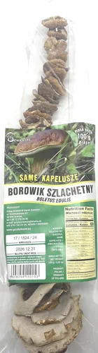 Vista 2 de Seweryn Setas Porcini secas Borowik Szlashetny Whole Caps String Libre de OGM 100 gr / 3.52 oz de Polonia
