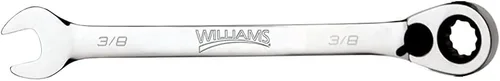 Vista 19 de Williams JHW1232RC - Llave de combinación de trinquete reversible de 12 puntos SAE, con acabado de cromo altamente pulido - 2,54 cm