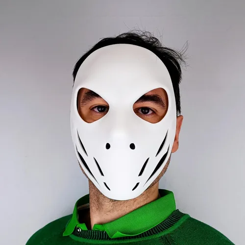 Vista 7 de Tactical Skull Stealth Assassin Mask 3D Printed Horror Villain Cosplay Halloween Costume Mask