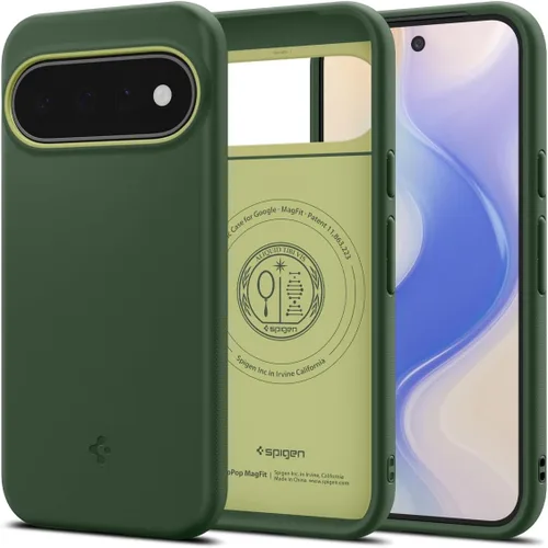 Vista 24 de Spigen Nano Pop MagFit - Carcasa para Pixel 10a, color verde AVO