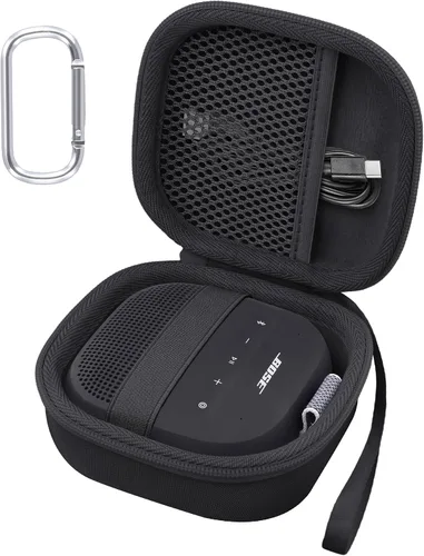 Vista 21 de Estuche duro para Altavoz inalámbrico portátil Bose SoundLink Micro Altavoz Bluetooth, negro