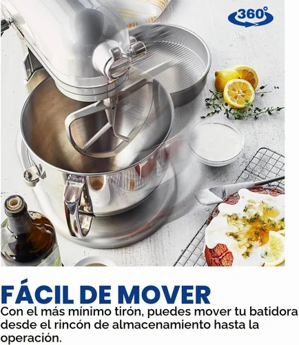 Vista 3 de MIMORE Alfombrilla deslizante para mezclador KitchenAid de 6 a 8 cuartos de galón de elevación de tazón, 7 cuartos de galón compatible con Claro