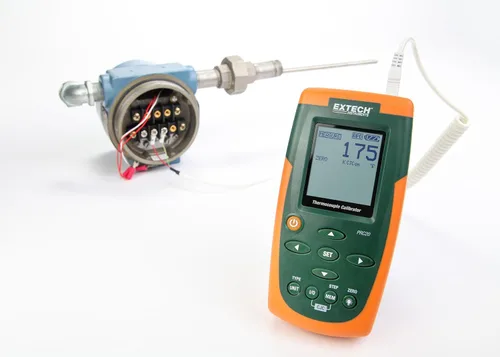 Vista 4 de Extech Calibrador y medidor de termopar PRC20