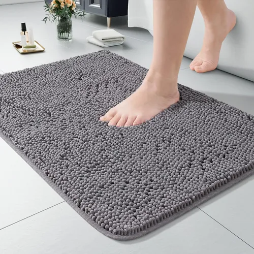 Vista 38 de LOCHAS - Alfombra de baño de lujo lanuda de 24 x 17 pulgadas, color beige