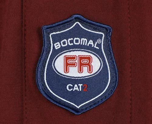 Vista 45 de BOCOMAL FR Shirts - Camisa ligera de 5.5 onzas de manga corta y resistente al fuego/ignífuga