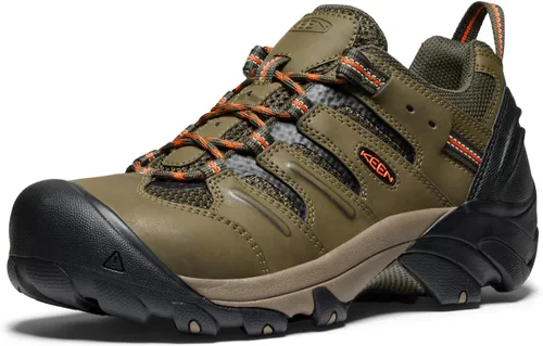 Vista 11 de KEEN Utility - Zapato de acero con puntera de Lansing, de altura baja para hombre negro (Bison/Black)