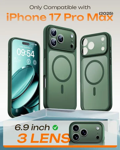 Vista 646 de TOCOL Funda para iPhone 11, compatible con Magsafe, protección completa de cámara, imanes integrados, protección contra caídas, funda translúcida