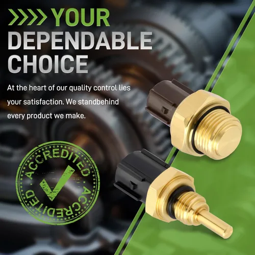 Vista 6 de Sensor de temperatura del refrigerante con conector de sensor de temperatura del refrigerante compatible con Honda Civic Compatible con Isuzu Oasis