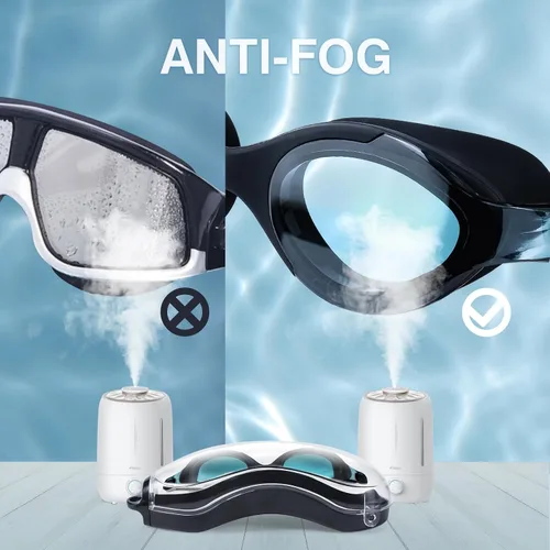 Vista 4 de Swim Goggles for Adults, Anti-Fog UV Protection Unisex Leisure Swimming Glasses for Adult Men Women Youth