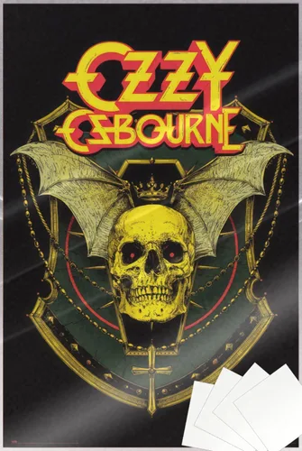 Vista 8 de Ozzy Osbourne - Póster musical (calavera) (tamaño: 24" x 36") (póster laminado)