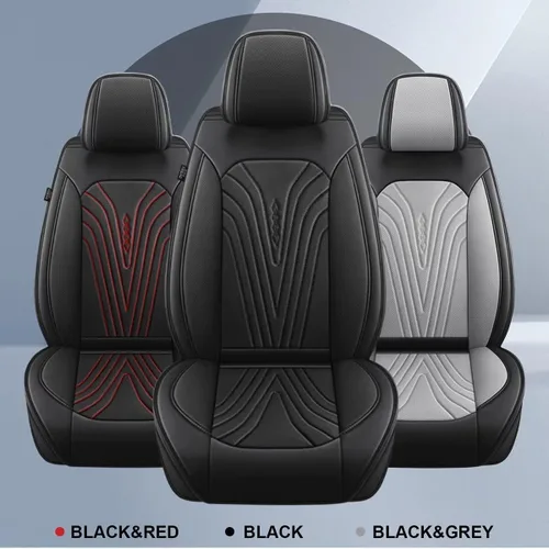 Vista 8 de Fundas de asiento para Ford Expedition 2011-2021, juego completo de fundas de asiento de automóvil de piel sintética, transpirables e impermeables