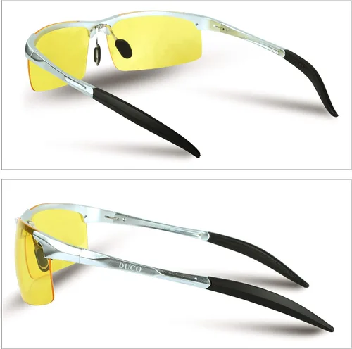 Vista 3 de DUCO Gafas de visión nocturna polarizadas de conducción nocturna para hombre