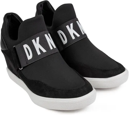 Vista 3 de DKNY Sandalias cómodas de tacón con cuña Cosmos para mujer