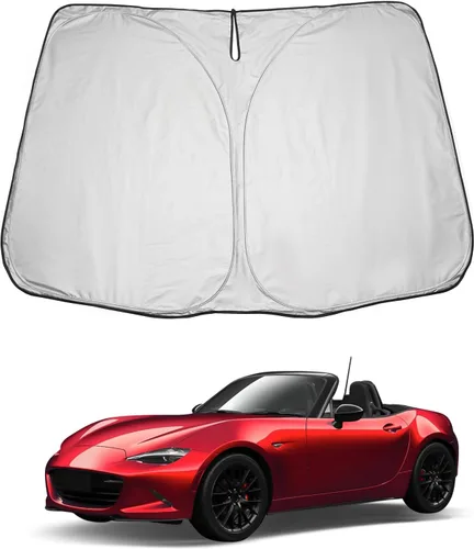 Vista 8 de LUWU Parasol para parabrisas para Dodge RAM 1500 y 2500 2009-2018 - Parasol para ventana delantera con bloqueo de rayos UV