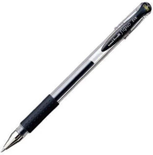 Vista 2 de Uni-ball Signo DX UM-151 Set de 10 bolígrafos con tinta gel, Negro