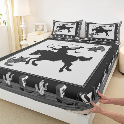 Vista 25 de Bonita sábana bajera ajustable para niños, tamaño individual, juego de ropa de cama rústica de pollo, decoración de dormitorio para niños y adultos