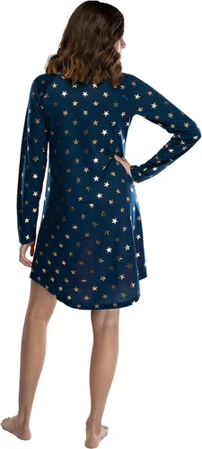 Vista 6 de INTIMO Wonder Woman - Vestido de noche raglán con logotipo circular, Rojo
