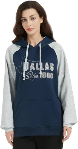 Vista 6 de RZUO Men Women Unisex City Classic Football Embroidery Sweatshirt Apparel Pullover Hoodie