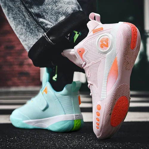 Vista 2 de KEMTAT Men's Training Basketball Shoes Mandarin Duck Breathable Practical Basketball Shoes Sports Shoes