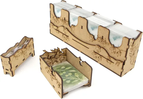 Vista 6 de Organizador TowerRex para Juego de Mesa Wingspan y Expansión Europea, Expansión Oceanía, Inserción de Almacenamiento, No para Asia