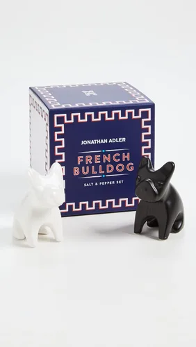 Vista 2 de Jonathan Adler Salero y pimentero de Bulldog Francés