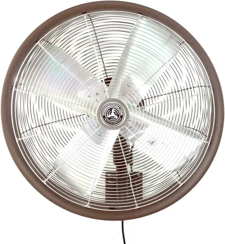 Vista 5 de HydroMist F10-14-006 - Ventilador oscilante de pared (24 pulgadas), 18", Negro