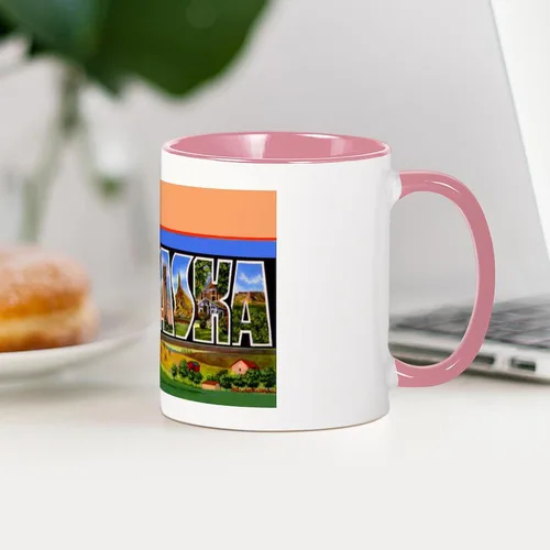 Vista 112 de CafePress I Love Nebraska Taza de café de cerámica de 11 oz (11.0 fl oz)