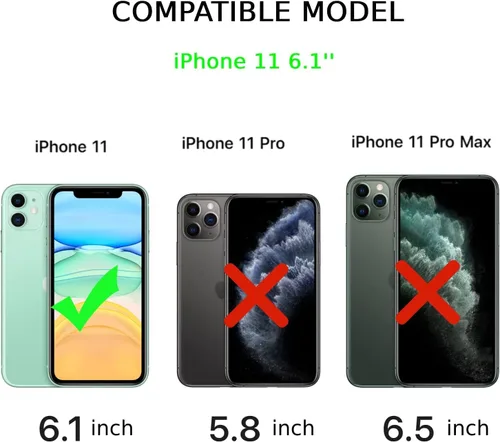 Vista 5 de Aesthetics - Funda protectora de TPU para iPhone 11, diseño de Dios de ángel y ángel para iPhone 11, funda protectora de poliuretano termoplástico
