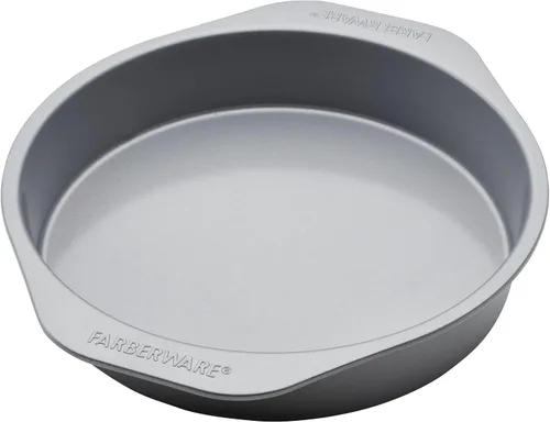 Vista 10 de Juego de utensilios para hornear Farberware GoldenBake, antiadherente, redondo, aislado, dos de 20 cm, color gris