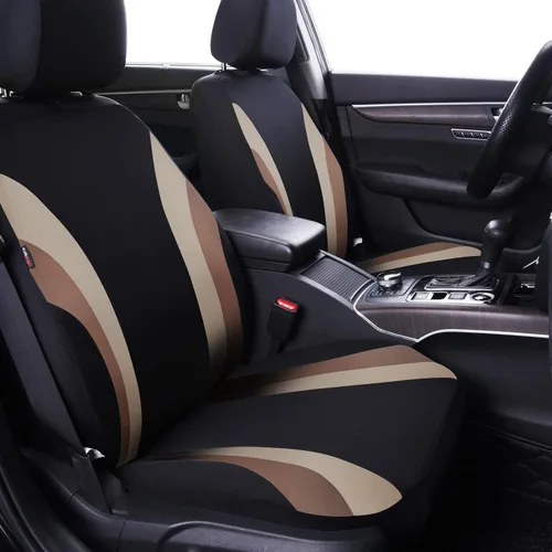 Vista 2 de CAR PASS Line Rider Sporty Cloth 11PCS Asiento de coche cubierta de ajuste universal -100% transpirable con 5 mm de esponja compuesta