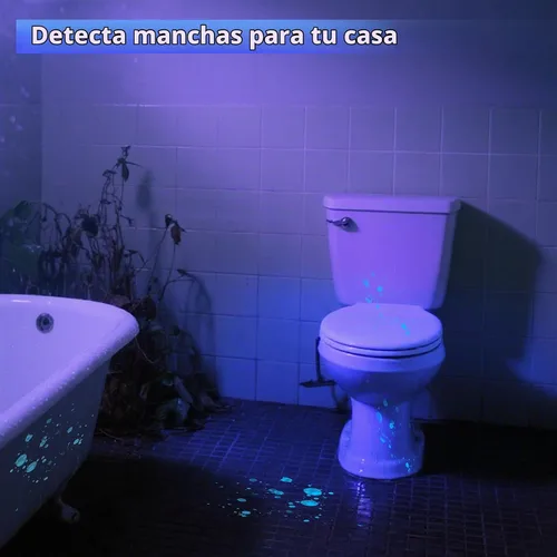 Vista 15 de Luces negras recargables de 365nm con linterna de luz UV de lente de filtro
