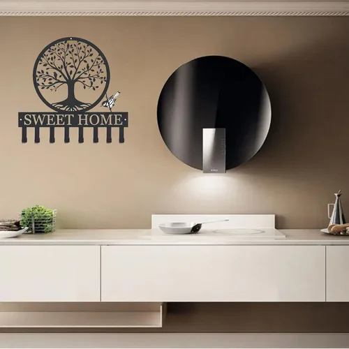 Vista 3 de Llavero personalizado para pared, ganchos para llaves del árbol de la vida, llavero para pared, soporte para llaves para llaves Wal, llavero