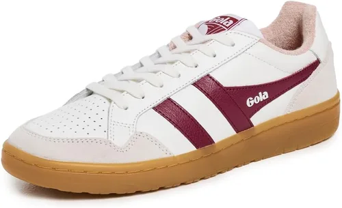 Vista 4 de Gola Tenis Eagle '86 para mujer Blanco/Rosa/Aire/Goma