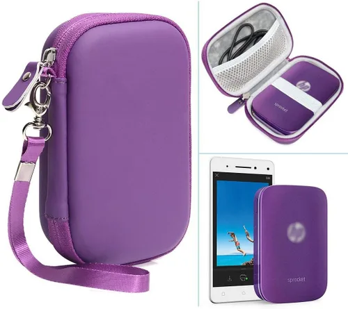 Vista 7 de Funda para impresora fotográfica portátil HP Sprocket 2x3, Polaroid Snap Touch, Zip Mobile Printer, PRT 2x3 MT53
