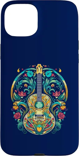 Vista 9 de Funda para iPhone 16 para guitarra abstracta, decoración artística, amante de la música