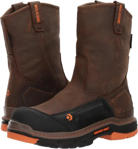 Vista 8 de Wolverine Bota de trabajo impermeable con puntera Composite de 10 pulgadas para hombre Overpass Wellington