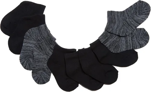 Vista 3 de Nuby Paquete de 10 calcetines para bebés de corte bajo y medio cojín para niños